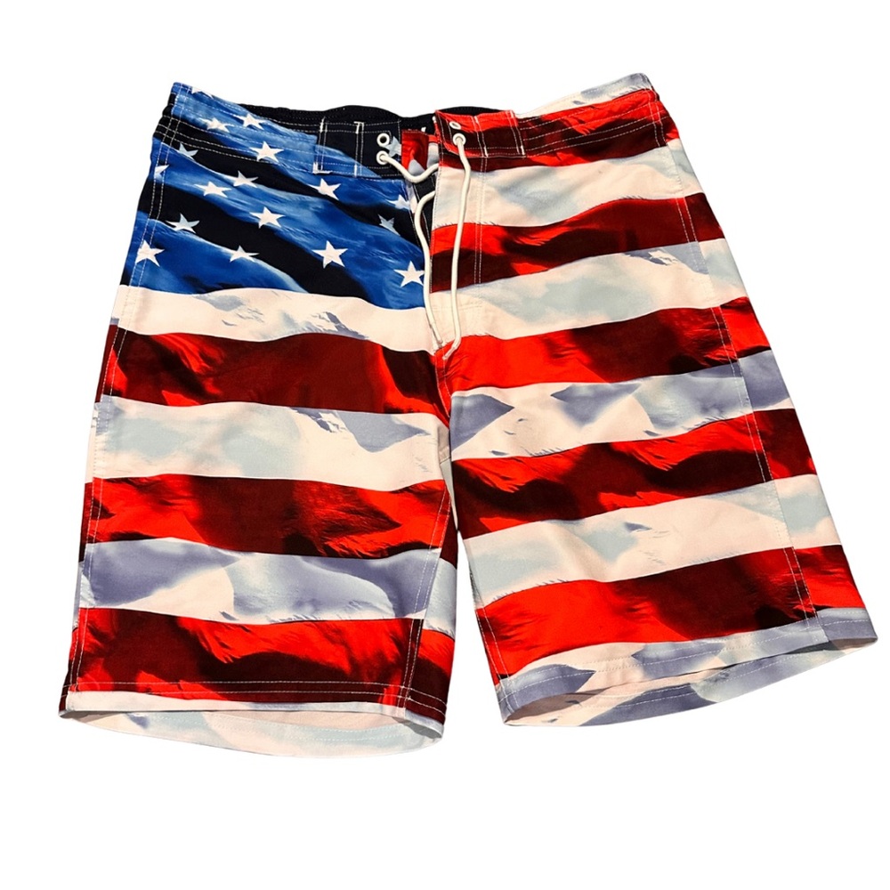 Old Navy - Flag Print Swim - Unique 3D print